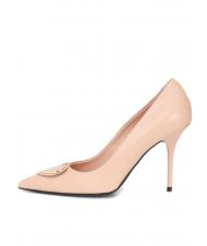 LOVE MOSCHINO Scarpa d&eacute;collet&eacute; alta in nappa  gol - Pantofi femei - 4