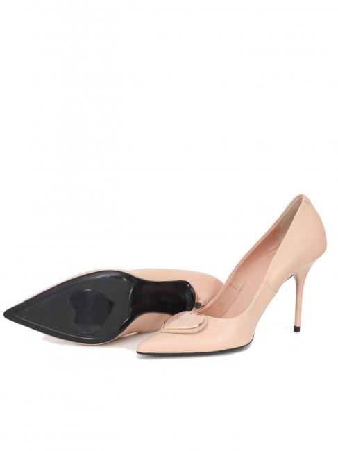Scarpa d&eacute;collet&eacute; alta in nappa  gol - Pantofi femei