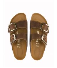 BIRKENSTOCK ARIZONA BIG BUCKLE Sandale din piele unsă coniac - Pantofi unisex - 3