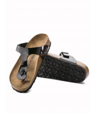 BIRKENSTOCK GIZEH Lac Birko-Flor negru - Pantofi unisex - 5