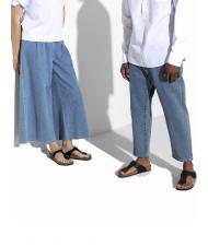 BIRKENSTOCK GIZEH Lac Birko-Flor negru - Pantofi unisex - 7