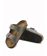 BIRKENSTOCK ARIZONA Sandale din nubuc piatră - Pantofi bărbați - 5