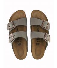 BIRKENSTOCK ARIZONA Sandale din nubuc piatră - Pantofi bărbați - 3