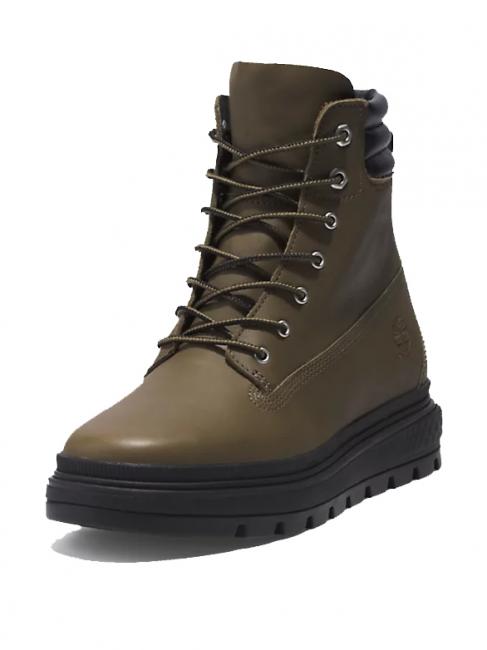 RAY CITY Botine captusite milolive - Pantofi femei