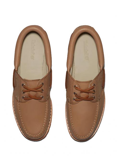 NOREEN 3-EYE Mocasini de barcă tanin - Pantofi femei