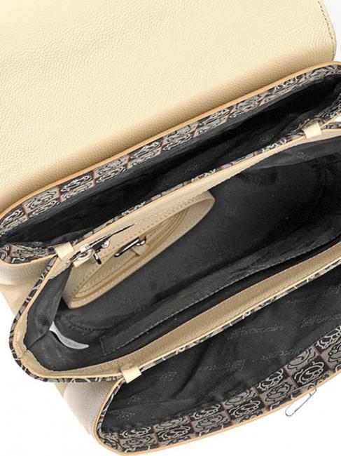 ASIA Servieta cu curea de umar BEIGE - Genți femei