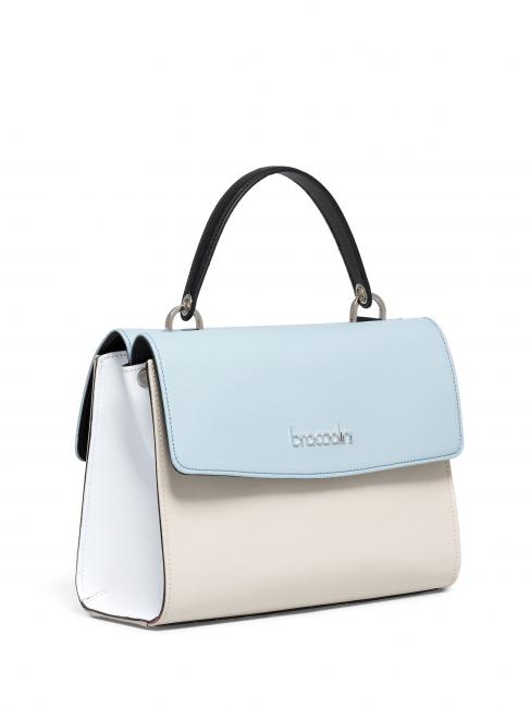 ALICIA Geantă pliabilă cu curea de umăr bej / multi - Genți femei