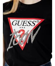 GUESS ICON Tricou cu aplicatii jetbla - tricou - 3