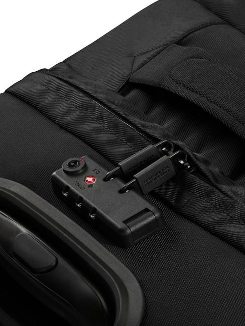 URBAN TRACK Geanta pentru bagaj de mana troler asfalt negru - Bagaje de mână