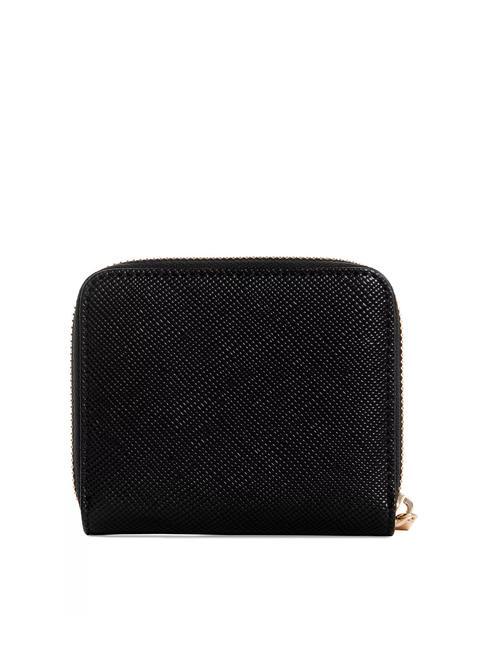 LAUREL Portofel mic cu fermoar BLACK - Portofele femei