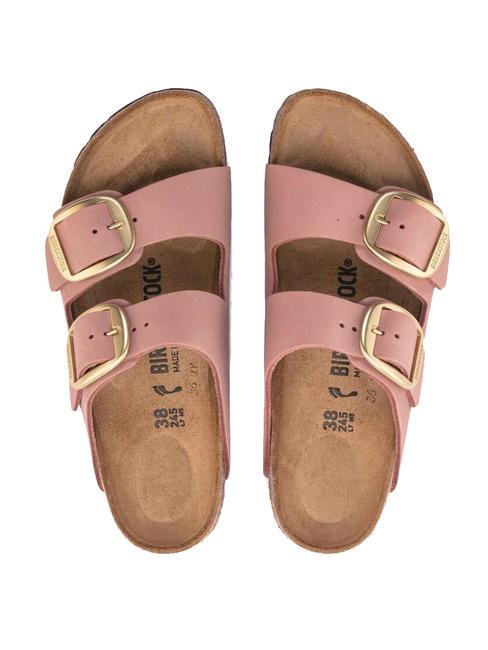 ARIZONA BIG BUCKLE Papuc din piele nubuck trandafiri vechi - Pantofi femei
