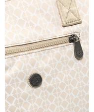 KIPLING DORTHY Geanta de umar cu bareta de umar semnătură bej - Genți femei - 4