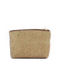 BORBONESE CLASSICA POUCH MEDIUM Frumuseţe beiger mare - Genți plic și truse - 3