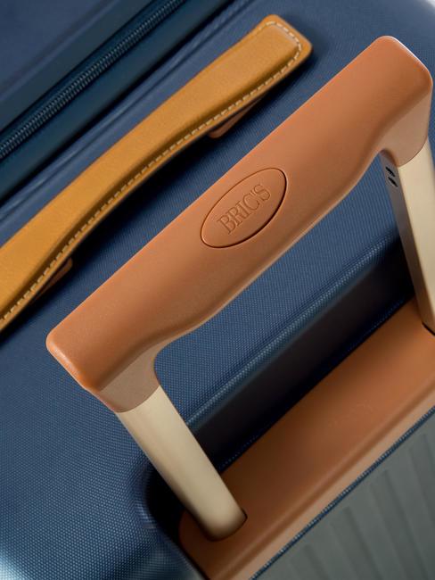 CAPRI Troler cu portbagaj de marime medie albastru - Trolere rigide