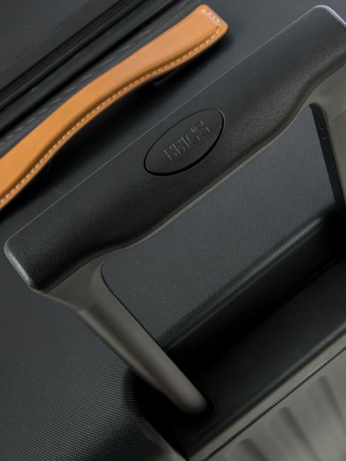 CAPRI Troler cu portbagaj de marime medie negru - Trolere rigide