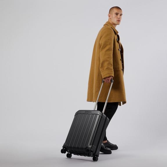 PQ-LIGHT Cărucior de cabină ultra subțire negru mat - Bagaje de mână