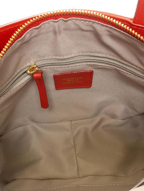 ILY Geanta de mana din piele RED - Genți femei