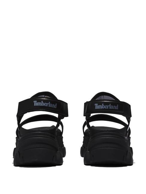 ADLEY WAY 2 BAND Sandale din piele Jetblack - Pantofi femei