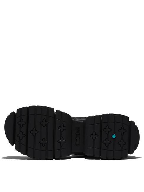 ADLEY WAY 2 BAND Sandale din piele Jetblack - Pantofi femei