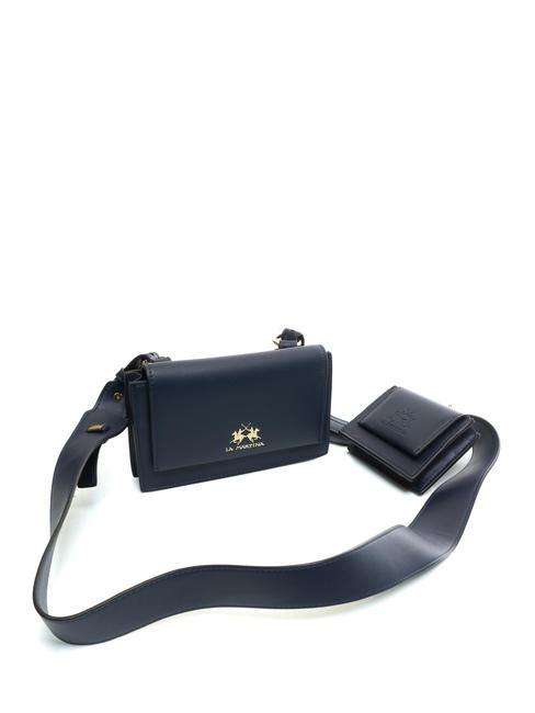 HERITAGE clutch cu curea de umar albastru - Genți femei