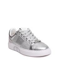 TWINSET PRINT OVAL T Adidași din piele laminată argint - Pantofi femei - 3