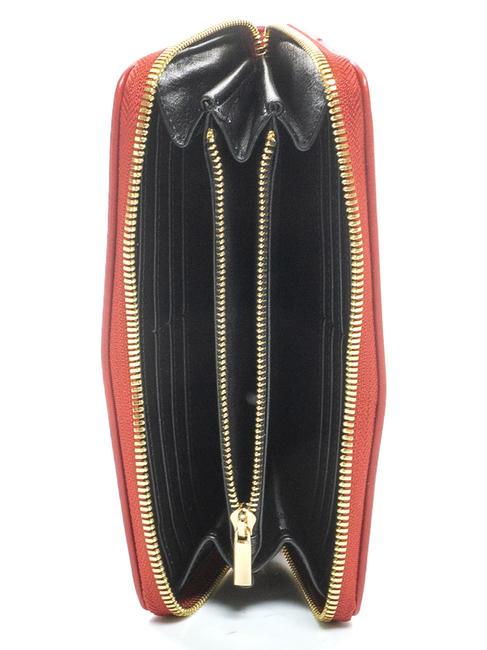 TUA Cartoline Hong Kong Portofel cu fermoar negru - Portofele femei