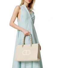 TWINSET DARLING geantă de m&acirc;nă fildeş - Genți femei - 5