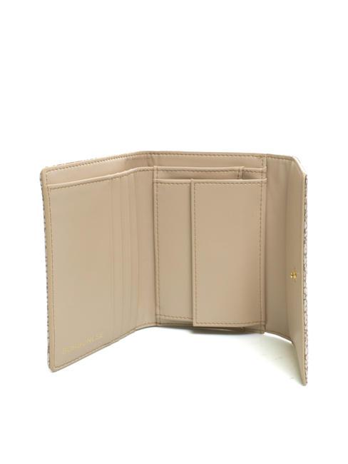CLASSICA  Portofel mediu cu clapă nisip - Portofele femei