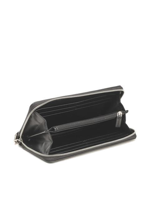 CK JEANS ULTRALIGHT Portofel mare cu fermoar negru - Portofele femei