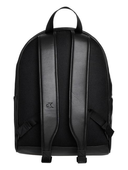 CK JEANS MONOGRAM SOFT Rucsac pentru laptop de 14". negru - Rucsacuri pentru laptop