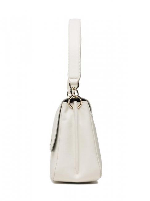 LIFE Geanta clasica cu clapa alb acoperit de vreme - Genți femei