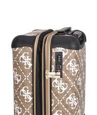 GUESS WILDER Cărucior mic cu 4 roți alb multi - Bagaje de m&acirc;nă - 6