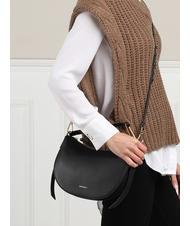 COCCINELLE PRISCILLA Geanta cu bareta de umar, din piele negru - Genți femei - 5