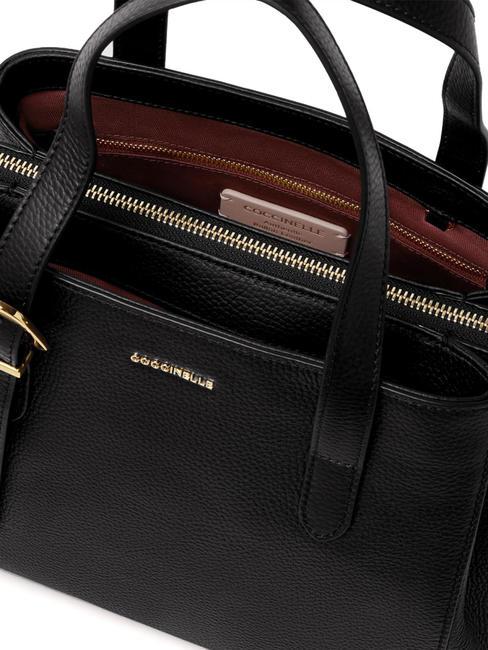 GLEEN Geanta de mana, cu bareta de umar negru - Genți femei