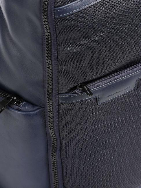 FINN Rucsac pentru laptop de 15,6", din piele albastru - Rucsacuri pentru laptop