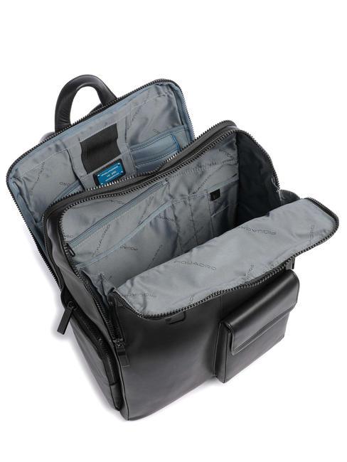 FINN Rucsac pentru laptop de 15,6", din piele negru - Rucsacuri pentru laptop