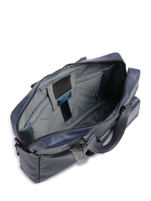 FINN Servieta pentru laptop de 14", din piele albastru - Serviete birou