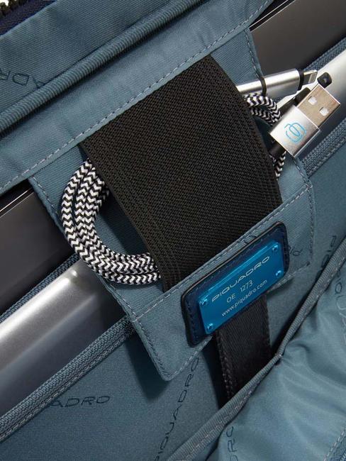 FINN Servieta pentru laptop de 14", din piele negru - Serviete birou