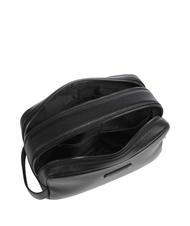 PIQUADRO MODUS RESTYLING Husa de voiaj din piele negru - Truse de toaletă - 3