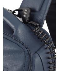 PIQUADRO AKRON Rucsac din piele antifurt, suport pc 15,6". albastru - Rucsacuri pentru laptop - 3