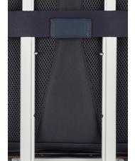 PIQUADRO AKRON Rucsac din piele antifurt, suport pc 15,6". albastru - Rucsacuri pentru laptop - 7
