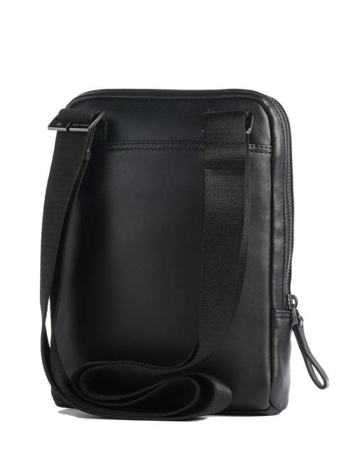 PAN Poșetă mică din piele negru - Genți de umăr bărbați