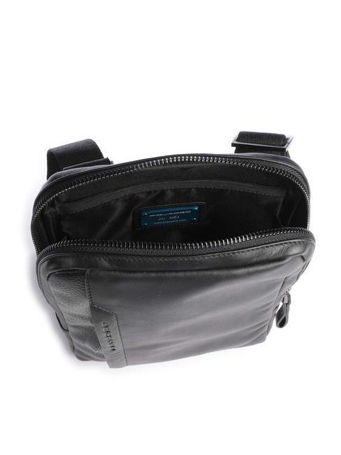 PAN Poșetă mică din piele negru - Genți de umăr bărbați