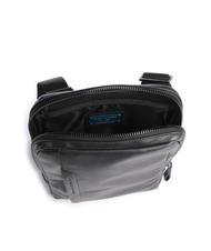 PIQUADRO PAN Poșetă mică din piele negru - Genți de umăr bărbați - 4