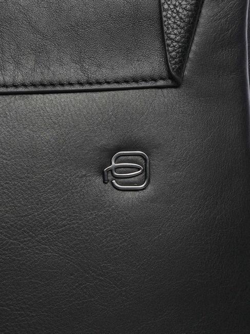 MACBETH Geanta din piele extensibila negru - Genți de umăr bărbați