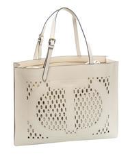 TWINSET WINDOW OVAL T Geanta shopper cu clutch fildeş - Genți femei - 2