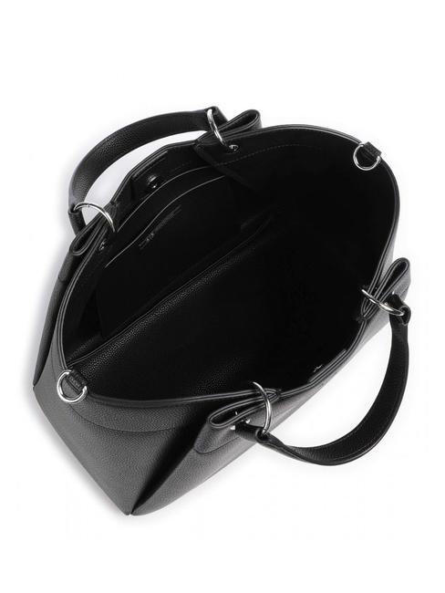 WAVE Geantă de mână cu curea de umăr negru - Genți femei