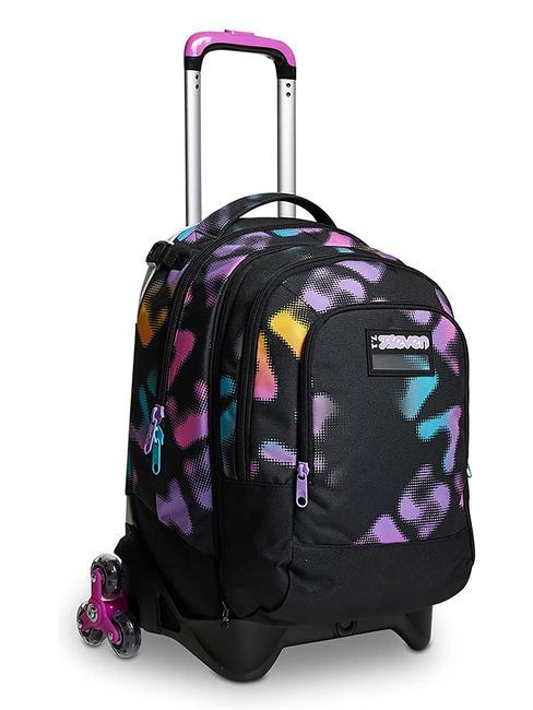 MELT GIRL JACK Rucsac troler detasabil cu 3 roti negru - Rucsacuri cu role