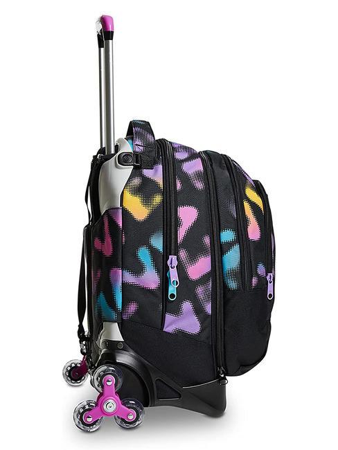 MELT GIRL JACK Rucsac troler detasabil cu 3 roti negru - Rucsacuri cu role