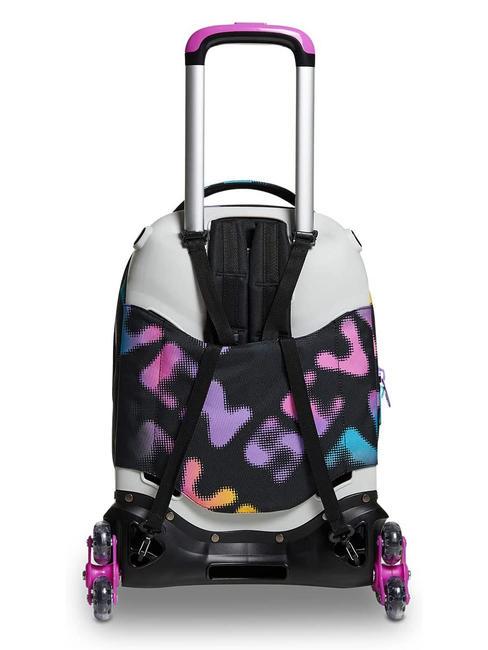 MELT GIRL JACK Rucsac troler detasabil cu 3 roti negru - Rucsacuri cu role
